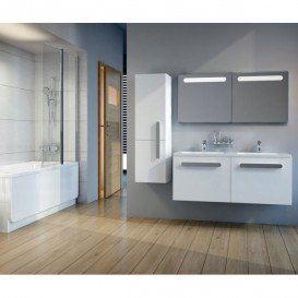 Зеркало настенное с подсветкой Ravak Chrome 700 прямоугольное белое X000000548