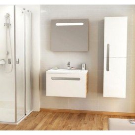 Дзеркало настінне з підсвічуванням Ravak Chrome 800 прямокутне біле X000000550