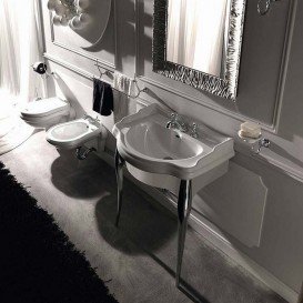 Дзеркало настінне в рамі Kerasan Retro 70х100 см срібло 736502