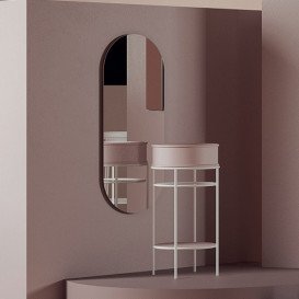 Дзеркало у ванній кімнаті Artceram Arco 50х120 см з підсвічуванням ACS014