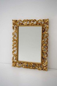 Дзеркало у ванну кімнату ArtCeram Barocca 73х93 см золото ACS001 73