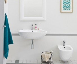 Зеркало в ванную комнату ArtCeram Vela 70х90 см белый ACS003 01