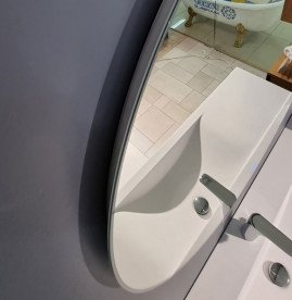 Зеркало в ванную комнату Fancy Marble Samedi Ø85 см со светодиодной подсветкой Samedi 850