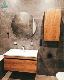 Зеркало в ванную комнату Fancy Marble Samedi Ø95 см со светодиодной подсветкой Samedi 950