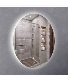 Зеркало в ванную комнату Мойдодыр Eclipse Ø80 см S с LED подсветкой с сенсором 00-0006564