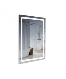 Зеркало в ванную комнату Мойдодыр Olmo 65x85 см с LED подсветкой 00-0009224