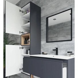 Зеркало в ванную комнату Radaway Modern 60x80 см графит D2202-6080