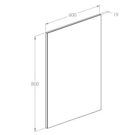 Зеркало в ванную комнату Roca Sote 60x80 см A812441000