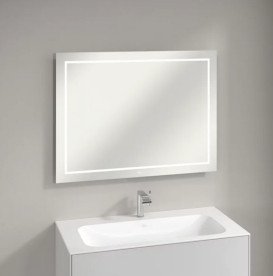 Зеркало в ванную комнату Villeroy & Boch Finion 100х75 см с подсветкой F6001000