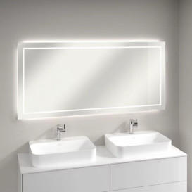 Дзеркало у ванній кімнаті Villeroy & Boch Finion 160х75 см з підсвічуванням та настінним освітленням G6001600