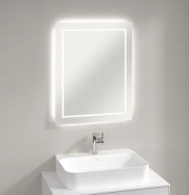 Зеркало в ванную комнату Villeroy & Boch Finion 60х75 см с подсветкой обогревом и аудиосистемой G6106000