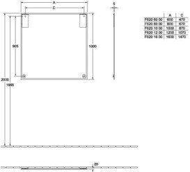 Зеркало в ванную комнату Villeroy & Boch Finion 120х100 см F6201200