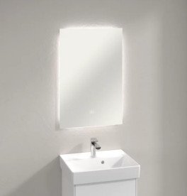 Зеркало в ванную комнату Villeroy & Boch More to See Lite 50х75 см с подсветкой A4595000
