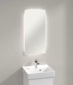 Зеркало в ванную комнату Villeroy & Boch More to See Lite 37х75 см с подсветкой A4593700