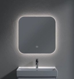 Дзеркало у ванну кімнату Villeroy & Boch More to See Lite 60х60 см з підсвічуванням A4626000