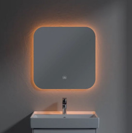 Дзеркало у ванну кімнату Villeroy & Boch More to See Lite 60х60 см з підсвічуванням A4626000
