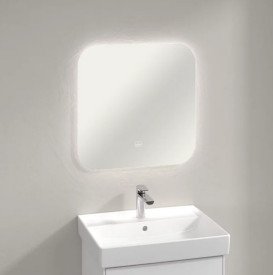 Зеркало в ванную комнату Villeroy & Boch More to See Lite 60х60 см с подсветкой A4626000