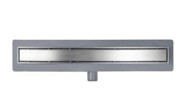 Желоб водосточный Besco Virgo Basic 80 см под плитку нержавеющая сталь OL-80-VB