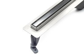 Жолоб водостічний Besco Virgo Slim 60 см нержавіюча сталь хром OL-60-VS