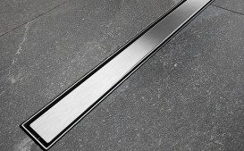 Жолоб водостічний Besco Virgo Slim 70 см нержавіюча сталь OL-70-VS