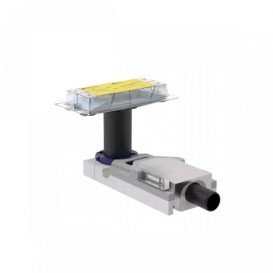 Накладная панель для водосточного желоба Geberit CleanLine20 черная/матовая нержавеющая сталь 154.453.00.1