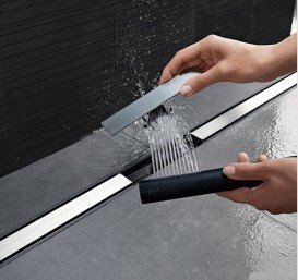 Накладна панель для ринви Geberit CleanLine60 полірований метал / матовий метал 154.456.KS.1