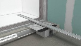 Жолоб водостічний Hansgrohe RainDrain Original 1200 мм матова нержавіюча сталь 56201800