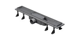 Жолоб водостічний Koller Pool Aqua 60 см з решіткою Line ABS-пластик/нержавіюча сталь AQL0600