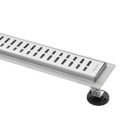 Желоб водосточный Kroner KRP Eifel-W80Welle с решеткой 800 мм нержавеющая сталь CV034164