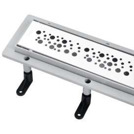 Жолоб водостічний Kroner KRP Harz M70Muster з решіткою 700 мм нержавіюча сталь CV029586