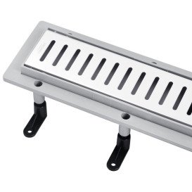 Жолоб водостічний Kroner KRP Harz S80Sektion з решіткою 800 мм нержавіюча сталь CV029581