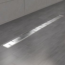 Желоб водосточный Laris Piano 950 мм нержавеющая сталь хром 78000026