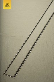 Жолоб водостічний МСН 450 мм з горизонтальним фланцем і матовою гратами Класик CH 450 KN 1