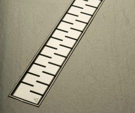 Жолоб водостічний МСН 850 мм з горизонтальним фланцем і матовою гратами Медіум CH 850/50 MN 1