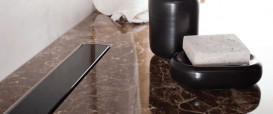 Желоб водосточный Pestan Confluo Frameless Line 650 мм черный матовый 13701320