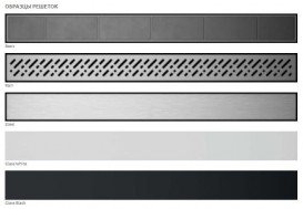 Желоб водосточный Radaway Slim 750 мм нержавеющая сталь 5L075S