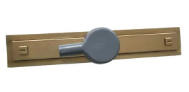 Желоб водосточный VBI Fort 2 в 1 с решеткой 100 см нержавеющая сталь золото VBI-060110GL