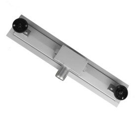 Жолоб водостічний VBI Kent 2 в 1 з решіткою 70 см нержавіюча сталь хром VBI-060307CH