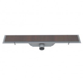 Жолоб водостічний Volle 70 см з решіткою під плитку нержавіюча сталь 90-22-701