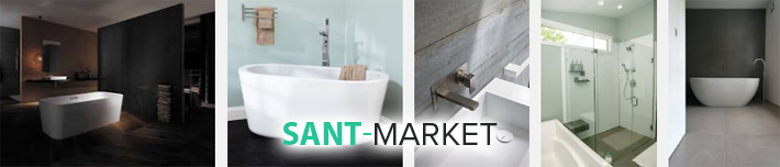 акриловые ванны в стиле минимал