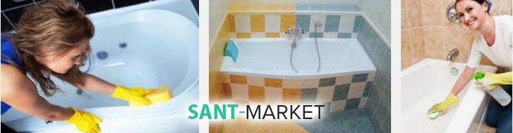 ванны из акрила и кварила мойка