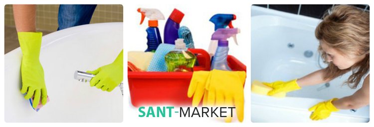 дезинфекция акриловых и квариловых ванн