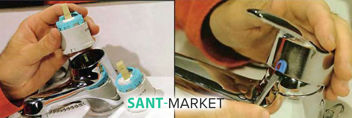 розбирання змішувача 