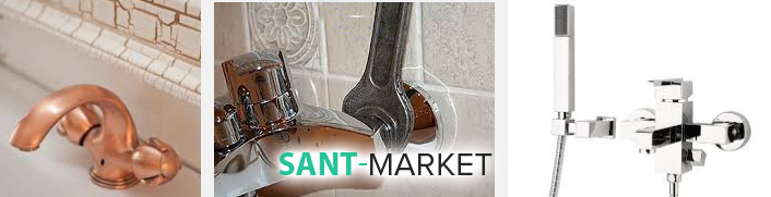 монтаж смесителя на новую стену