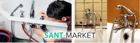 монтаж смесителя в ванне