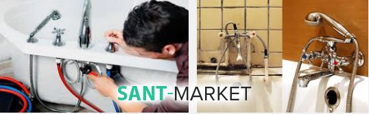 монтаж смесителя в ванне