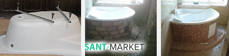 отделка угловой ванны