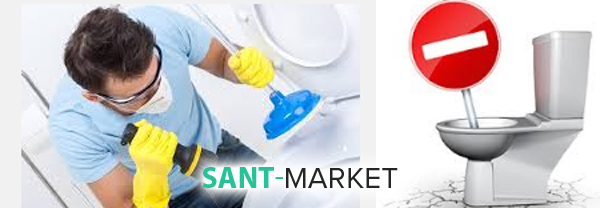 засорившийся унитаз