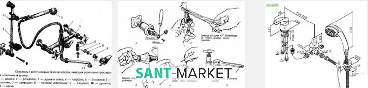 як відремонтувати змішувач