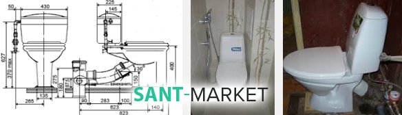 схема унітазу